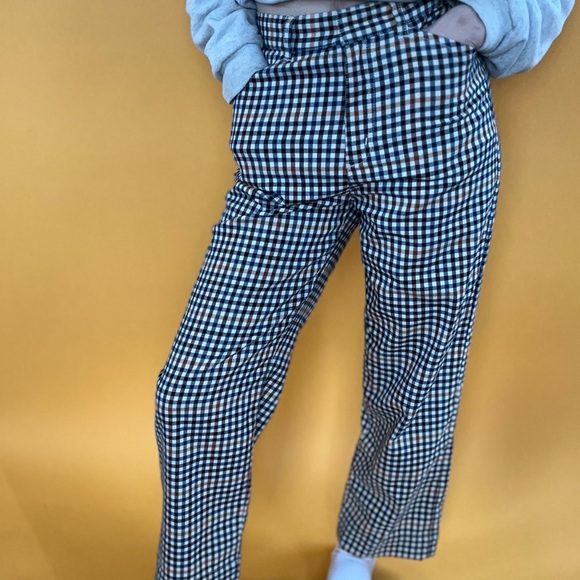 Brixton Checkered High Waisted Pants - Picture 7 of 7